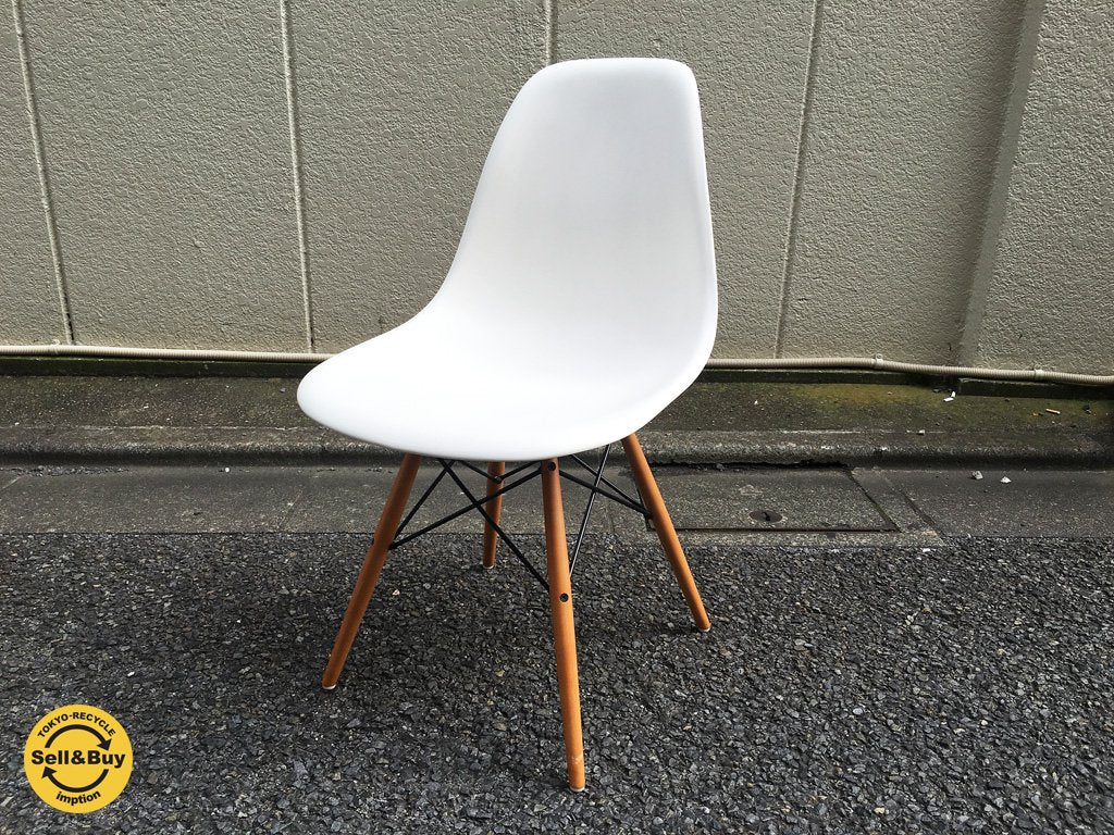 ハーマンミラー Herman Miller サイドシェルチェア ドゥエルレッグ DSW イームズ ◎