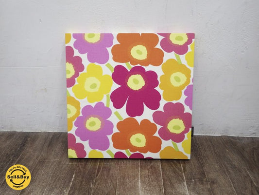 マリメッコ marimekko ウニッコ ファブリックパネル 30×30 ●