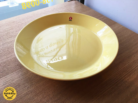 イッタラ iittala ティーマ TEEMA プレート 21cm イエロー 廃盤 未使用品 ◎