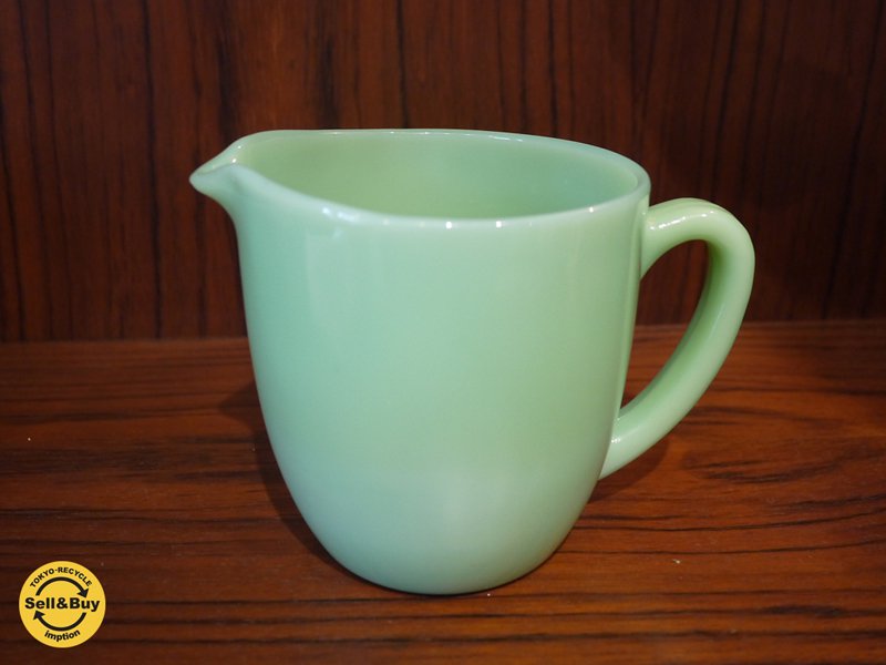 ファイヤーキング Fire King ジェダイ jadeite ミルクピッチャー アメリカ製 ヴィンテージ 50年代 ◎