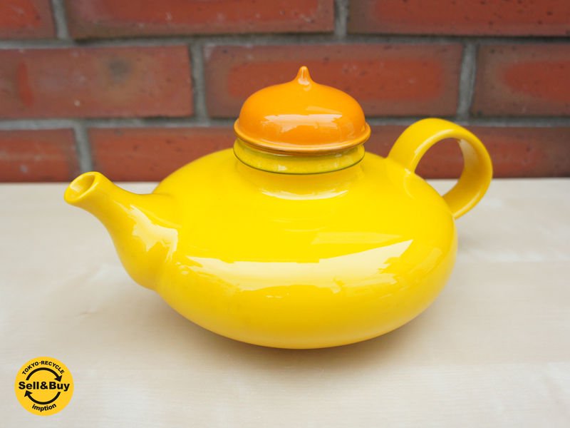 ロールストランド Rorstrand Pop pot ティーポット イエロー Inger Persson ●