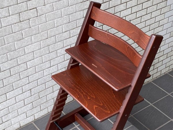 ストッケ STOKKE トリップトラップ TRIPP TRAPP ベビーチェア キッズチェア ブラウン S/N5～ 北欧 ノルウェー ■