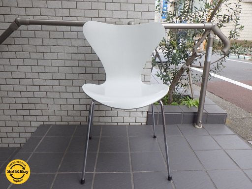 Fritz Hansen フリッツ ハンセン 正規品 美品 セブンチェア パールホワイト A ■