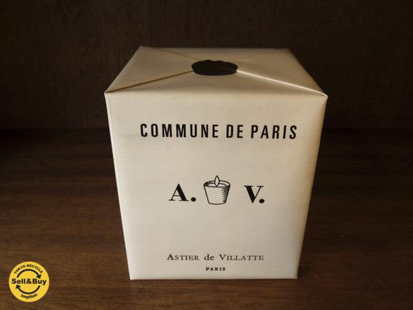 Astier de Villatte アスティエ ド ヴィラット コミューンドゥパリ COMMUNE DE PARIS パフュームキャンドル ガラス ◇