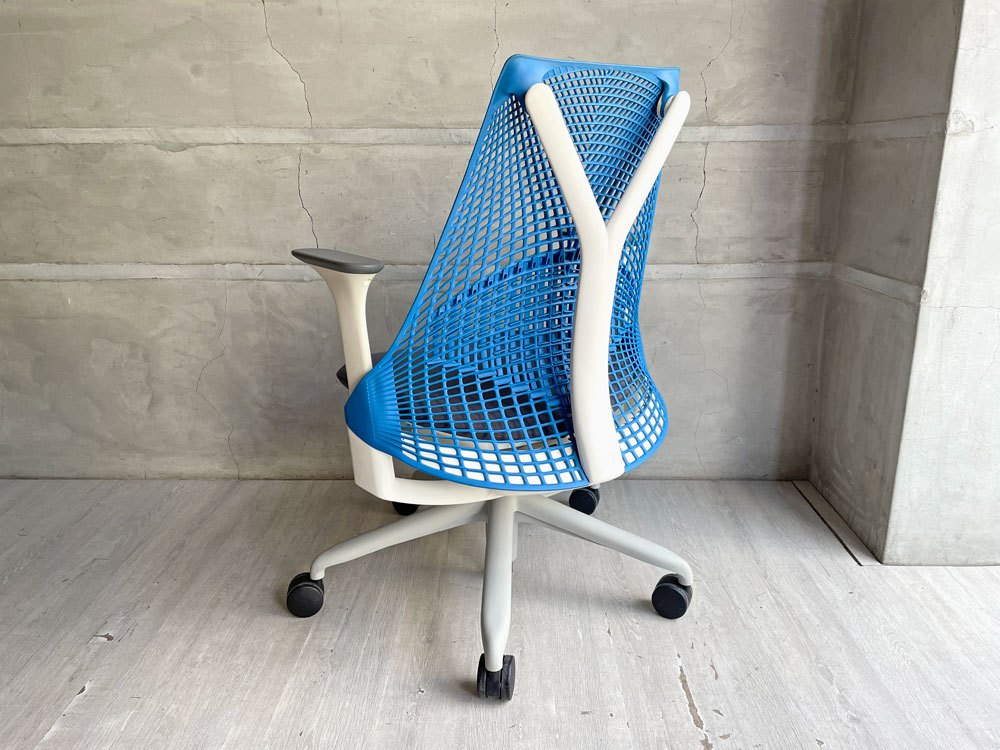 ハーマンミラー Herman Miller セイルチェア SAYL Chair ブルー デスクチェア イヴ・ベアール ♪