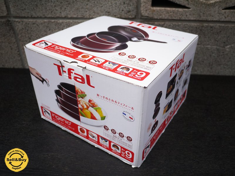 美品 T-FAL ティファール インジニオネオ 9点セット フライパン ノーブルレッド ◎