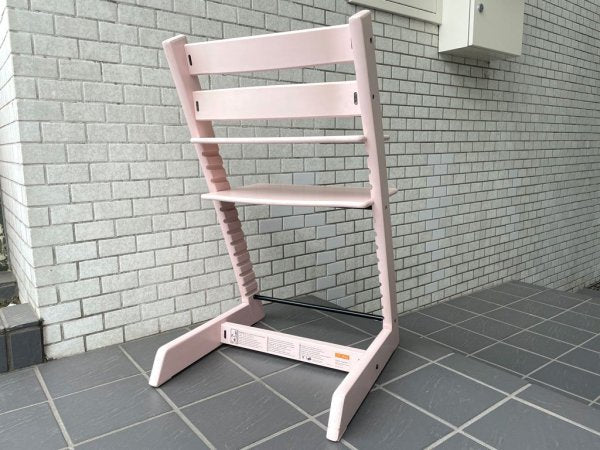 ストッケ STOKKE トリップトラップ TRIPP TRAPP ベビーチェア キッズチェア セレーヌピンク S/N5～ ノルウェー 北欧家具 ■