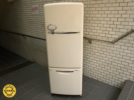 National  ナショナル WiLL FRIDGE Mini White  2ドア 冷蔵庫 2004年製 ノスタルジックデザイン ■