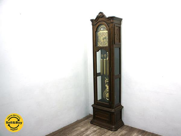 銀座和光 ベルギー Interclock 高級木製ホールクロック 月齢付 | 中古家具を探すならTOKYO RECYCLE imption