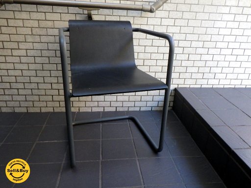 ドイツ トーネット×無印良品 スチールパイプ チェア ダークグレー THONET×MUJI ■