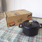 STAUB ストウブ ミニココット ラウンド 10cm ブラック 箱付 ◇
