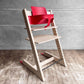 ストッケ STOKKE トリップトラップ TRIPP TRAPP ベビーチェア キッズチェア S/N4～ ホワイトウォッシュ プラスチックガード＆背もたれ&延長グライダー付き 北欧家具 ♪