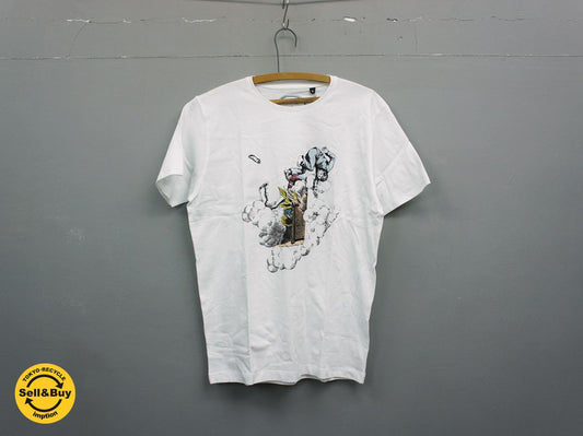 アスティエ・ド・ヴィラット ASTIER de VILLATTE コミューンドゥパリ COMMUNE DE PARIS "Reveil" Tシャツ M ●