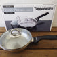 タッパーウェア Tupperware 高級 ステンレスフライパン FLYING PAN with COVER φ20cm 耐熱強化ガラス蓋付き ガス&IH、食洗機対応 ◇