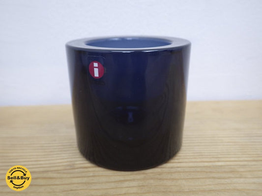 iittala / イッタラ marimekko / マリメッコ kivi キャンドルホルダー ブルーベリーブルー ●