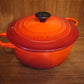 LE CREUSET/ルクルーゼ ココット ロンド 20センチ チェリーレッド ◎