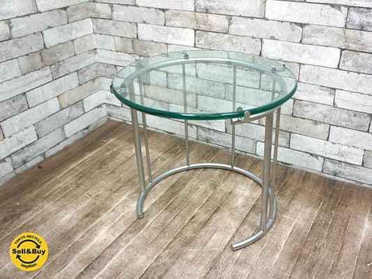 フクラ HUKLA TMRC ガラス製 リビングテーブル Sサイズ サイドテーブル ●