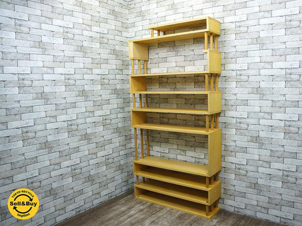 オーダーメイド 造作 9段 オープンシェルフ 書棚 本棚 飾り棚 ラック ●