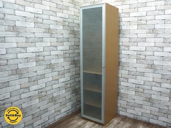 MKマエダ システムキャビネット ライトアップキュリオ 飾り棚 照明付 A ●
