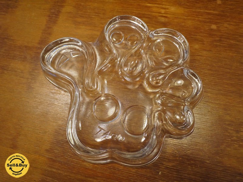 岡本太郎 Okamoto Taro 手の灰皿 ガラスアッシュトレイ 1979年 オブジェ ◎