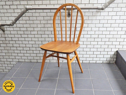 アーコール Ercol ビンテージ フープバック チェア ナチュラル D ■