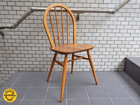 アーコール Ercol ビンテージ フープバック チェア ナチュラル A ■