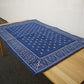 アクメファニチャーacme furniture クロスバンダナラグ Cross Bandanna Rug 140*100 ブルー ◎