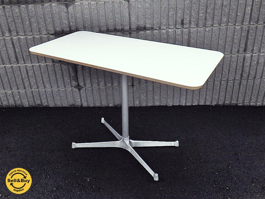 モモナチュラル / Momo Natural 『 カフェテーブル / CAFE TABLE 』 rectangle top × XR LEG SILVER ★