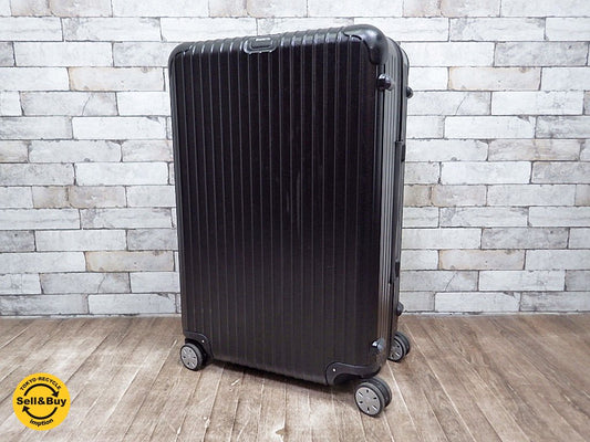 リモワ RIMOWA サルサ SALSA 87L ブラック マルチホイール ●