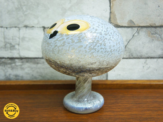 iittala イッタラバード　希少 ” Tengman's Owl ”　フクロウ　1997-1998年　H16.8cm　オイヴァトイッカ　Birds by Toikka　●