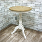 サラグレース SARAH GRACE デビューシリーズ DEBUT ミニテーブル ROUND MINI TABLE オーク天板 ホワイトレッグ ◎