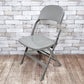 クラリン CLARIN オールスチール フォールディングチェア グレー ALL STEEL FOLDING CHAIR ●