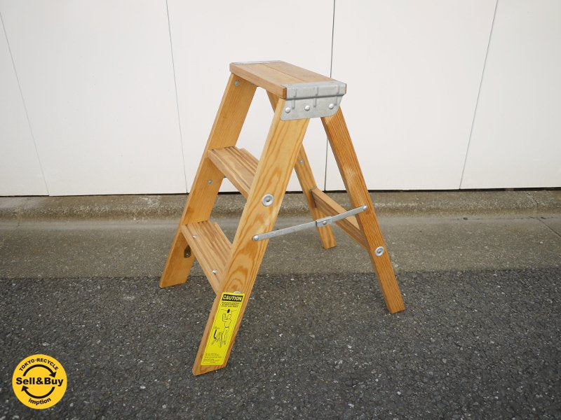 ミシガン ラダー USA MICHIGAN LADDER COMPANY  2ステップウッドラダー ◎