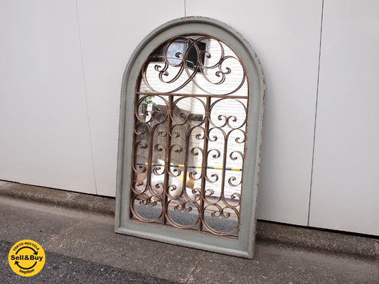 コベント・ガーデン シャルル・ミラーパネル ウォールデコ ミラー vintage style フレンチシャビー 窓型 鏡 ◎