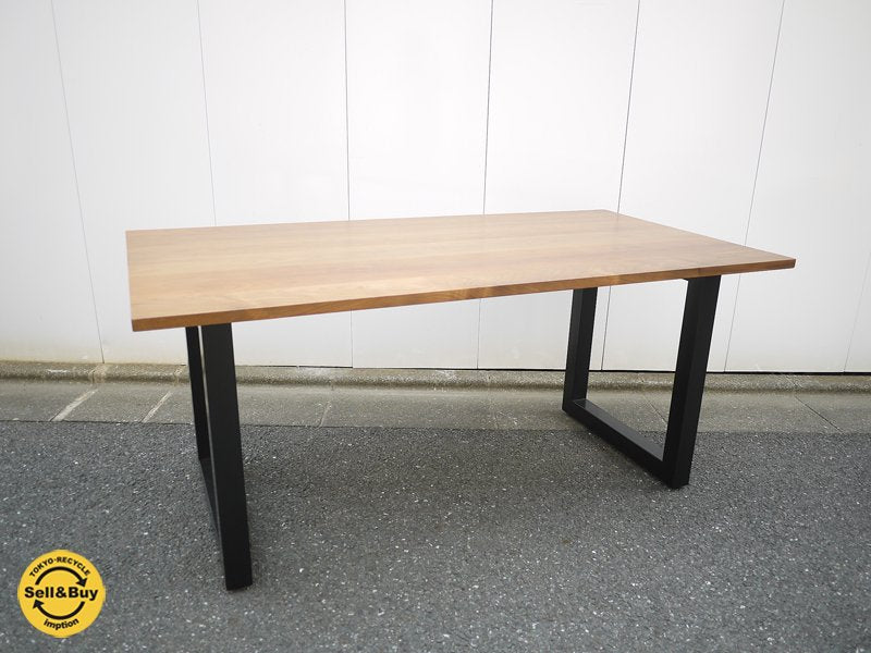 マスターウォール / MASTERWAL "ワイルドウッドダイニングテーブル / WILD WOOD DINING TABLE" ウォールナット無垢材 スチール脚 ◎