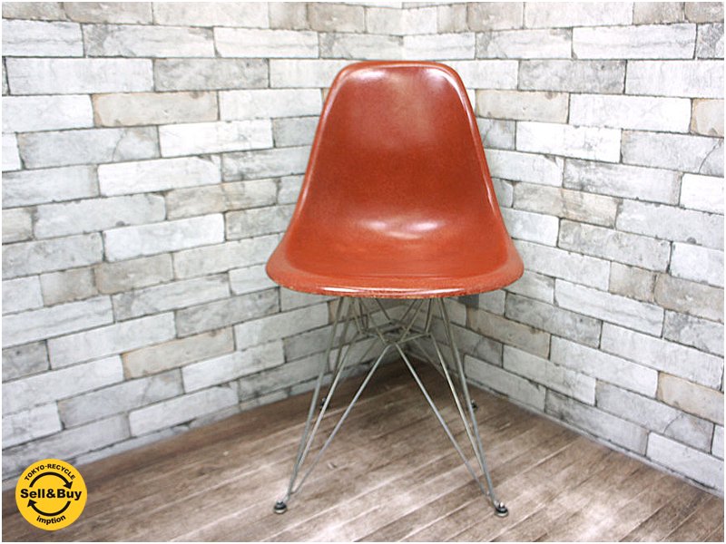 ハーマンミラー / U.S.A Herman Miller 55～70's ビンテージ 2nd 激レアTC色 『 サイドシェルチェア 』 モダニカ製 1stタイプ エッフェルベース = DSR ★