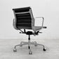ハーマンミラー Herman Miller イームズアルミナムグループチェア マネージメントチェア アルミバフベース ガス圧昇降仕様 5本脚 キャスタータイプ 本革 イームズ 〓