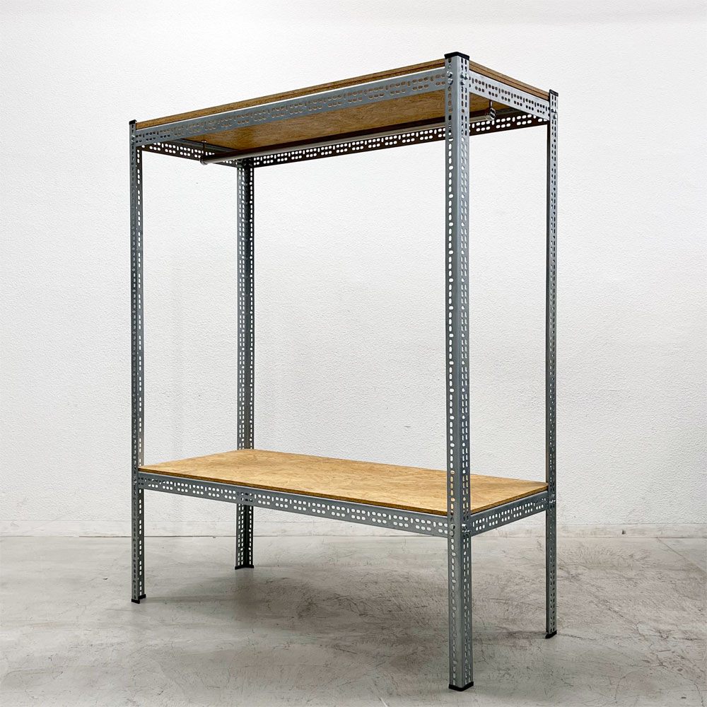 リオン LYON アングルシェルフ SLOTTED ANGLE SHELF ワードローブ シェルフ W140 x D64 x H175cm オーダー仕様 P.F.S取扱 〓