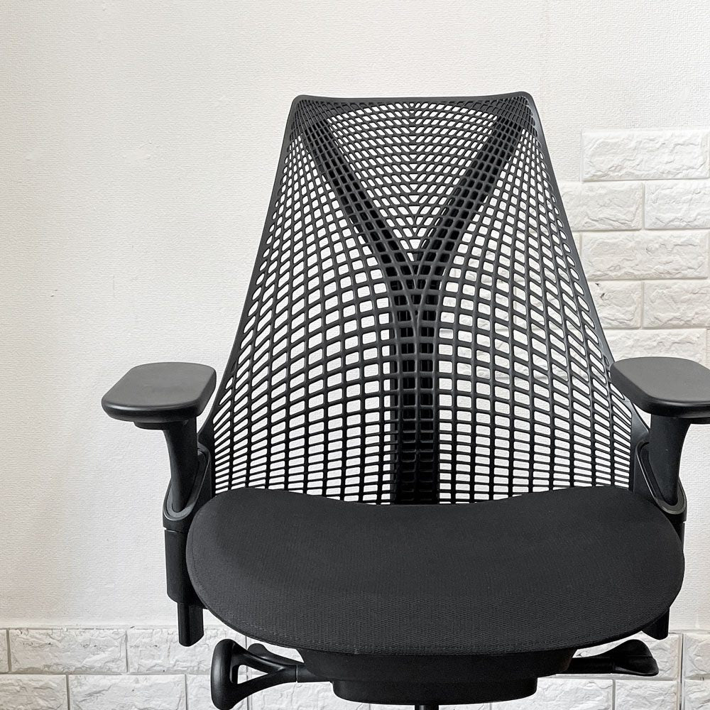 ハーマンミラー HermanMiller セイルチェア SAYL Chair サスペンションミドルバック アジャスタブルアーム 2023年製 イヴ・ベアール ◎