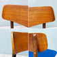 北欧ビンテージ Scandinavian vintage ダイニングチェア チーク材 ファブリック ブルー 北欧家具 ◎