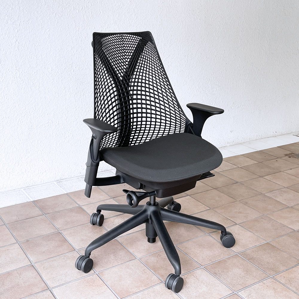 ハーマンミラー Herman Miller セイルチェア SAYL Chair デスクチェア イヴ・ベアール ブラック ◇