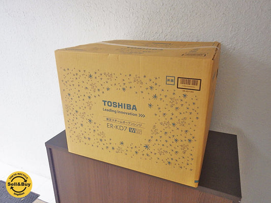 東芝 TOSHIBA 石窯ドーム スチームオーブンレンジER-KD7 W グレイウィッシュホワイト 未使用・未開封◇