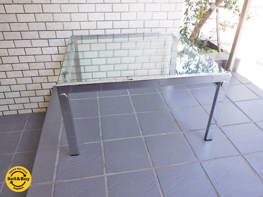 エアボーン社 airbone ガラス サイドテーブル / コーヒーテーブル ビンテージ モビリア取扱 ■