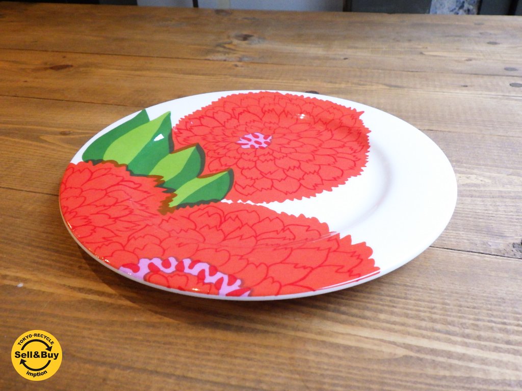 イッタラ iittala / マリメッコ marimekko プリマヴェーラ プレート 希少廃盤品 A ■