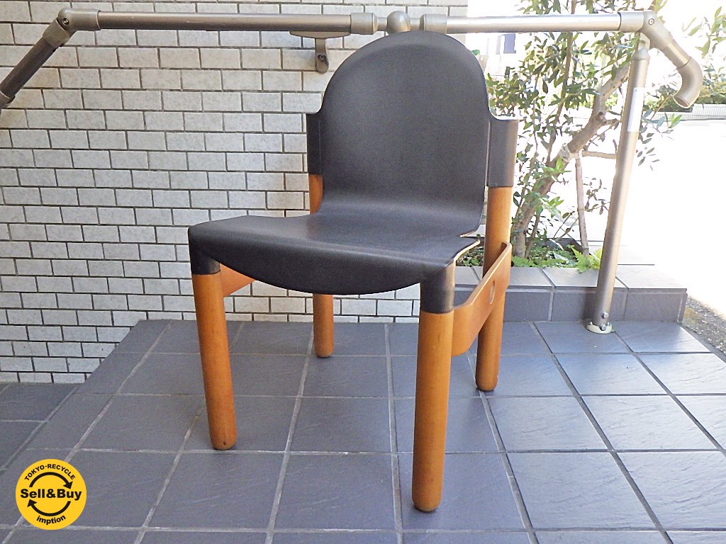 トーネット THONET フレックス サイドチェア FLEX Side Chair スタッキング ゲルド・ランゲ デザイン A ■