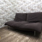 フランス ligne roset リーンロゼ CALIN カラン 2人掛け ソファ ギャッジ付 ファブリックシート ●