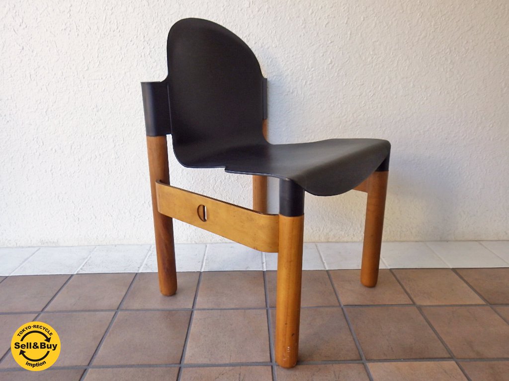 トーネット THONET フレックス サイドチェア FLEX  ゲルド・ランゲ デザイン スタッキング 曲木 B ◇