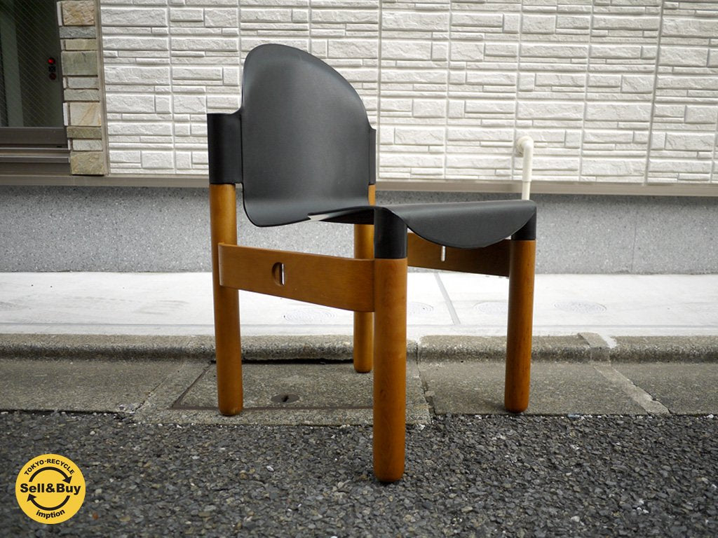 トーネット THONET フレックス サイドチェア FLEX  ゲルド・ランゲ デザイン スタッキング 曲木 B ◎