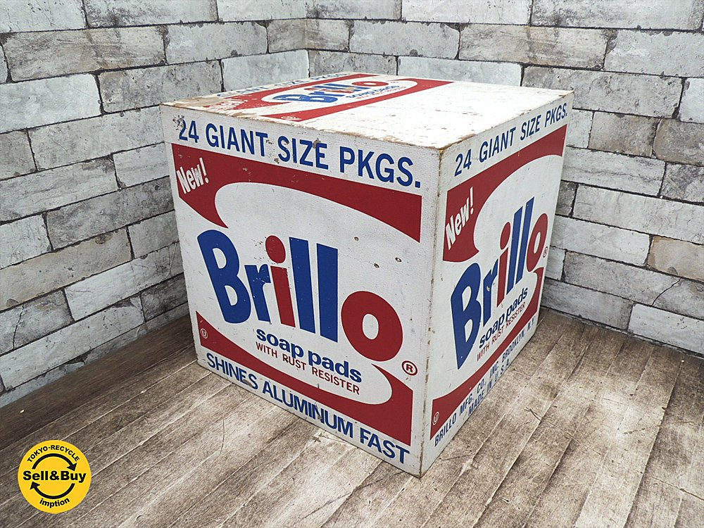 ブリロボックス Brillo Box アンディーウォーホル デザイン 公式レプリカ作品 ●