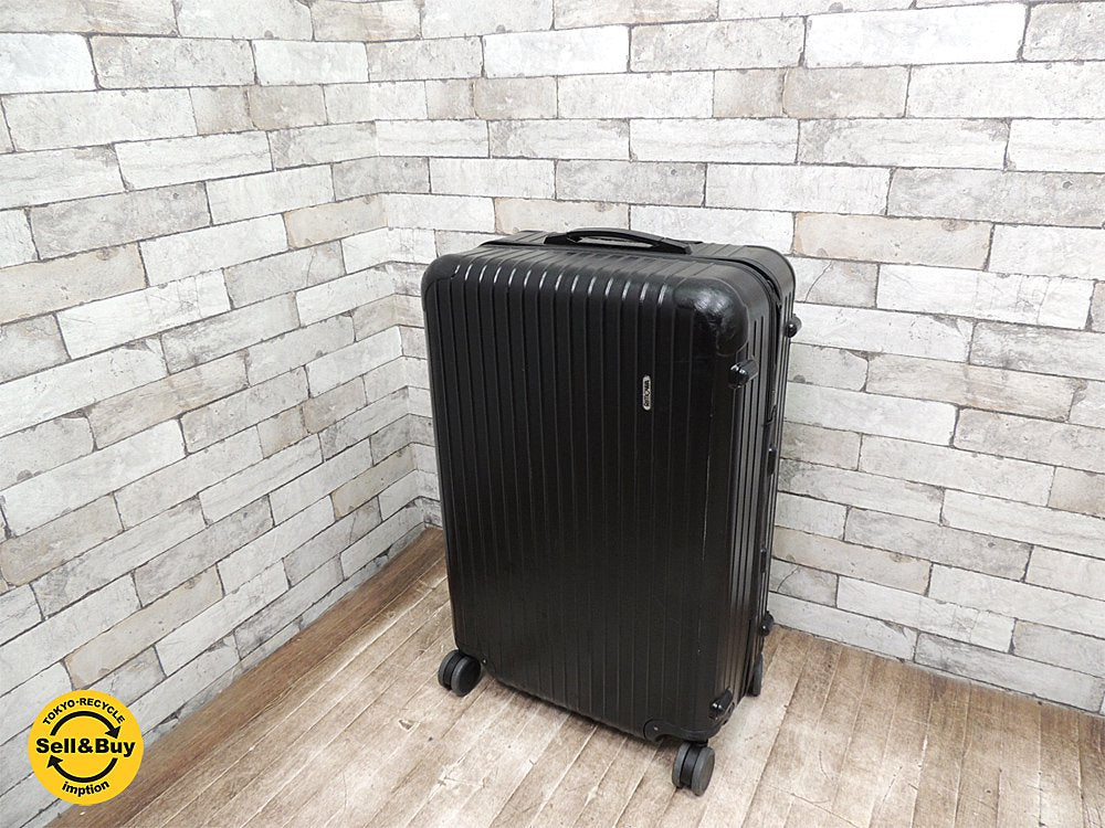 リモワ RIMOWA サルサ SALSA 　マルチホイール 61L 4輪 ブラック　●